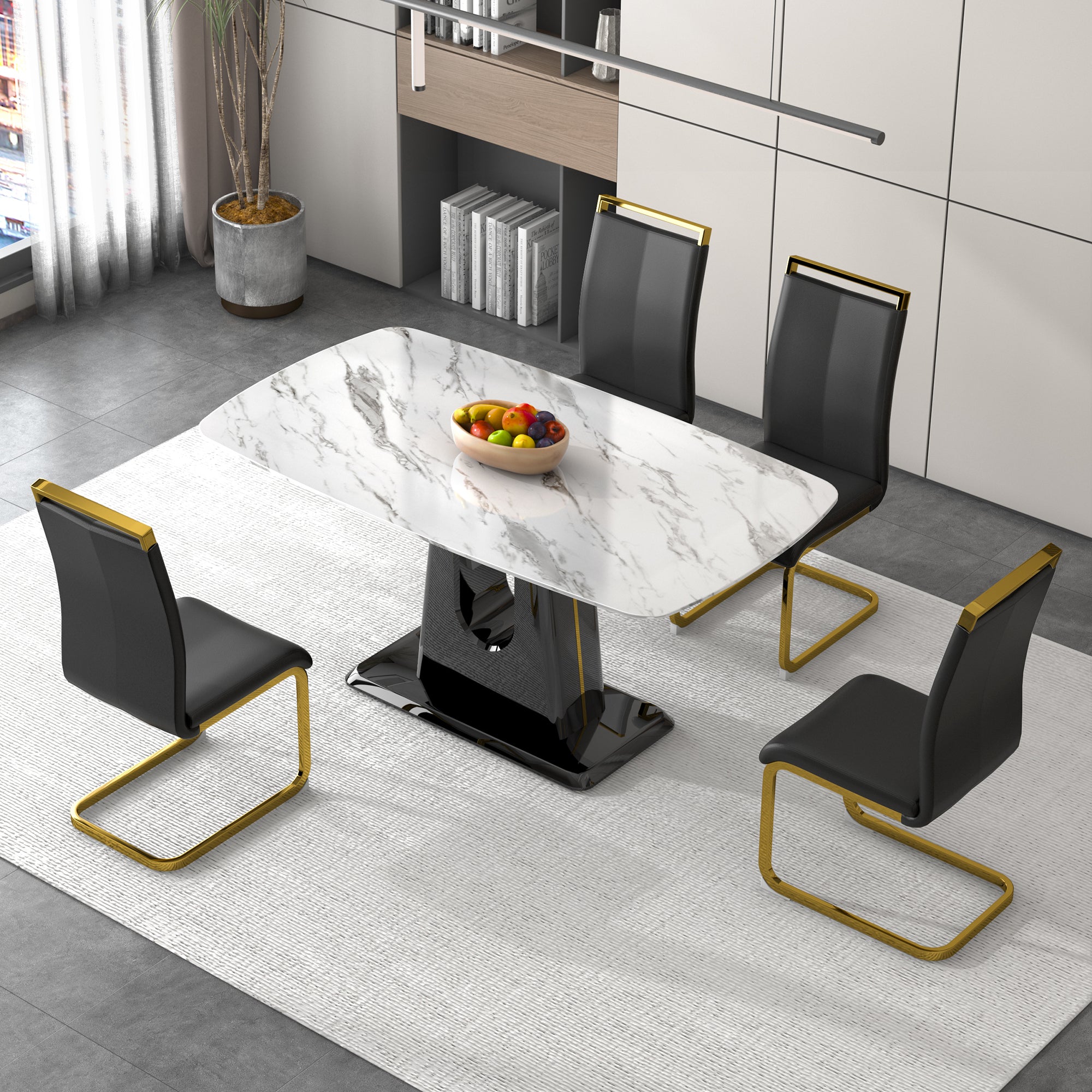 Modern and Luxurious Dining Table - White