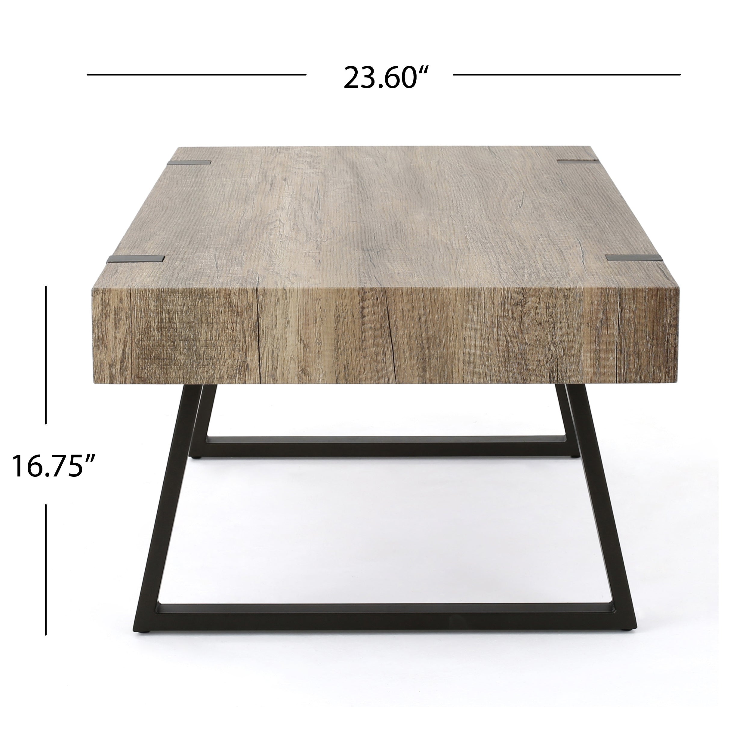 Modern Rustic Coffee Table - Grey