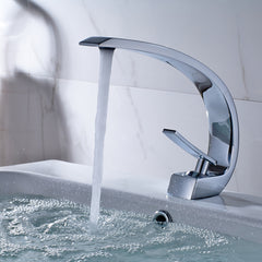 Contemporary Chrome Bathroom Faucet