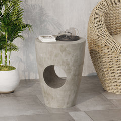 Modern Minimalist Side Table - Grey