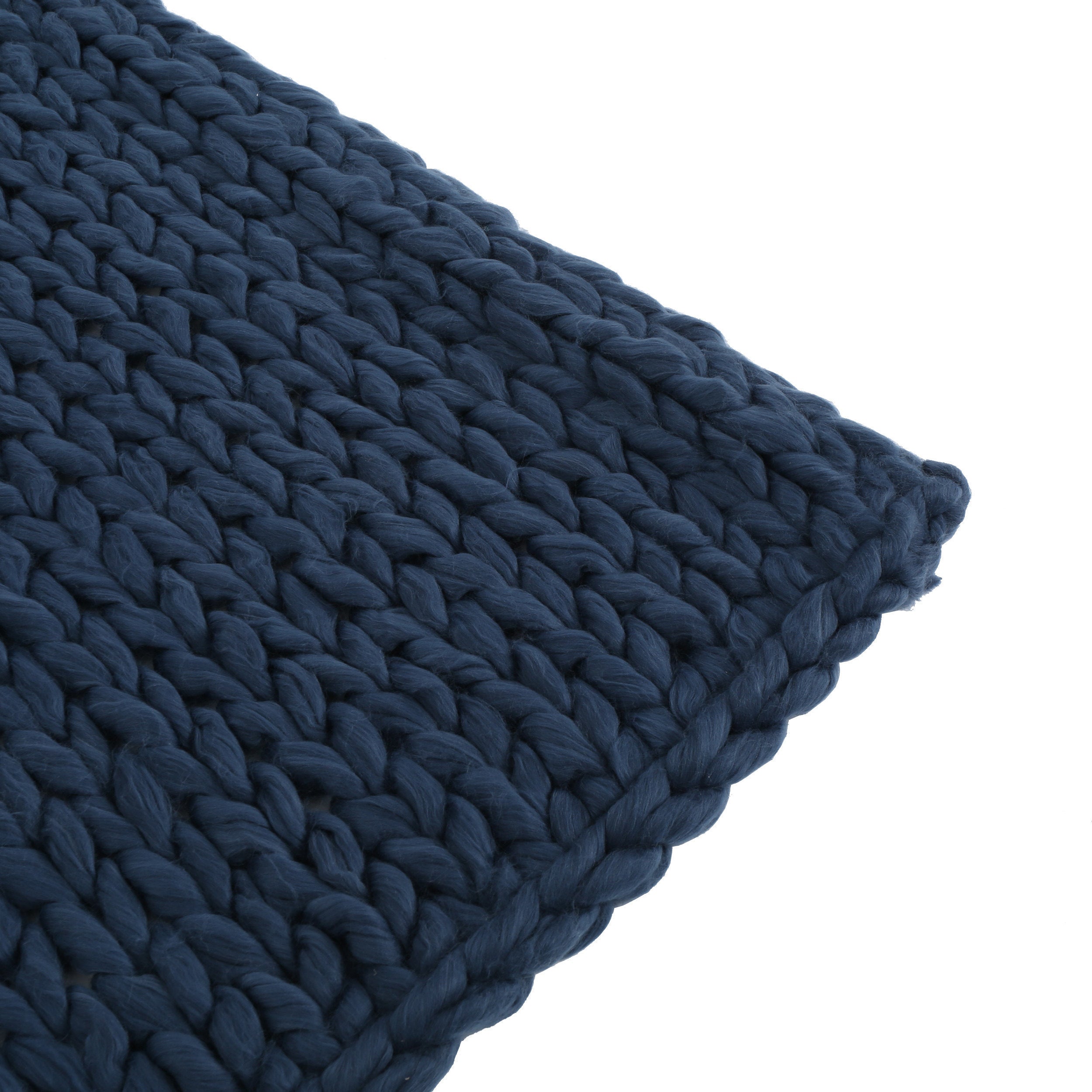 Cozy Navy Blue Throw Blanket