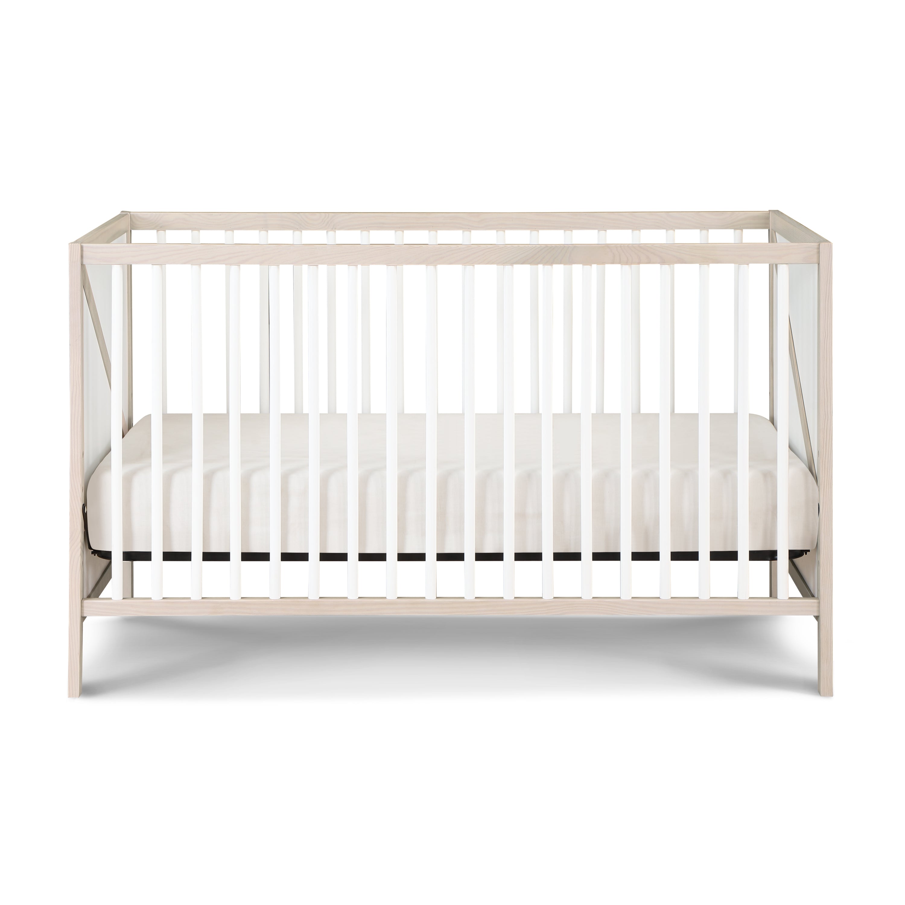 Zen 3-in-1 Crib - Washed Natural/White