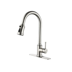 Touch Kitchen Faucet with Pull Down Sprayer - Brushed Nickel