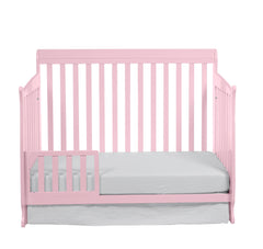 4-in-1 Convertible Crib - Pink