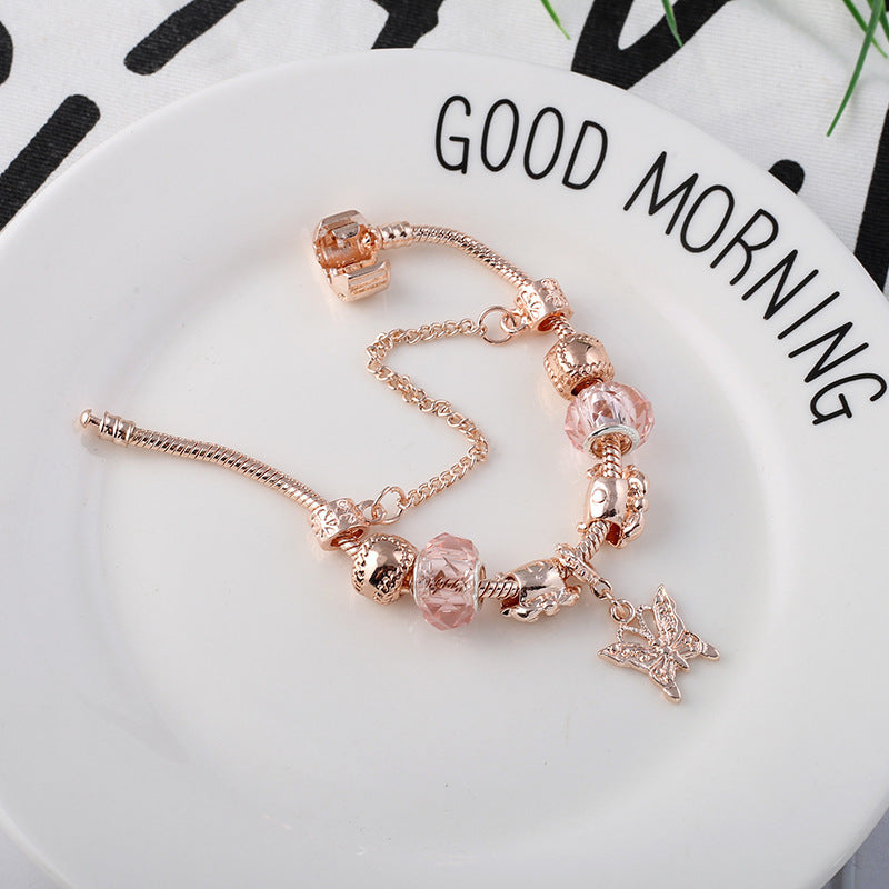 Fashion Love Rose Gold Bracelet Women's Jewelry