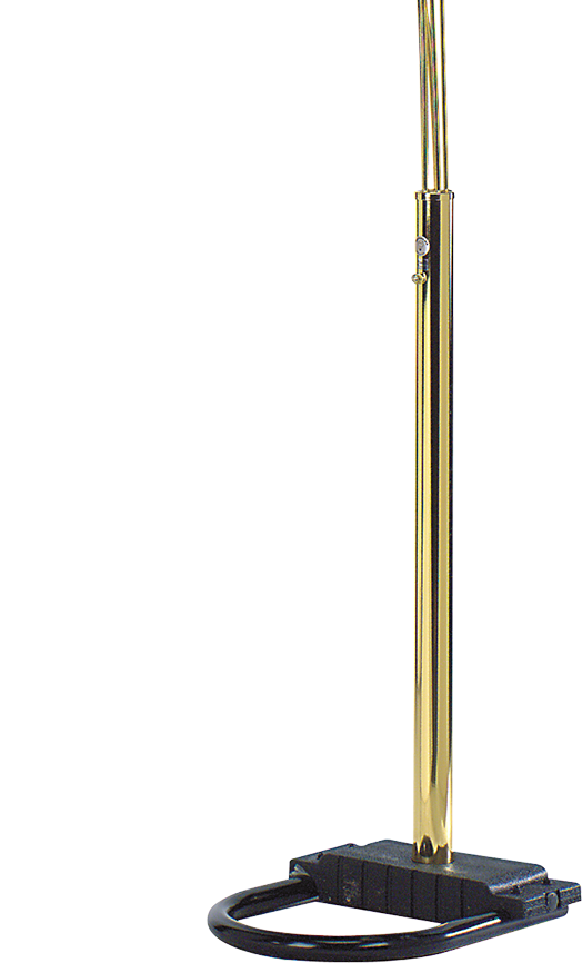 84"H Gold 5-Head Cap Style Floor Lamp