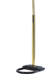 84"H Gold 5-Head Cap Style Floor Lamp