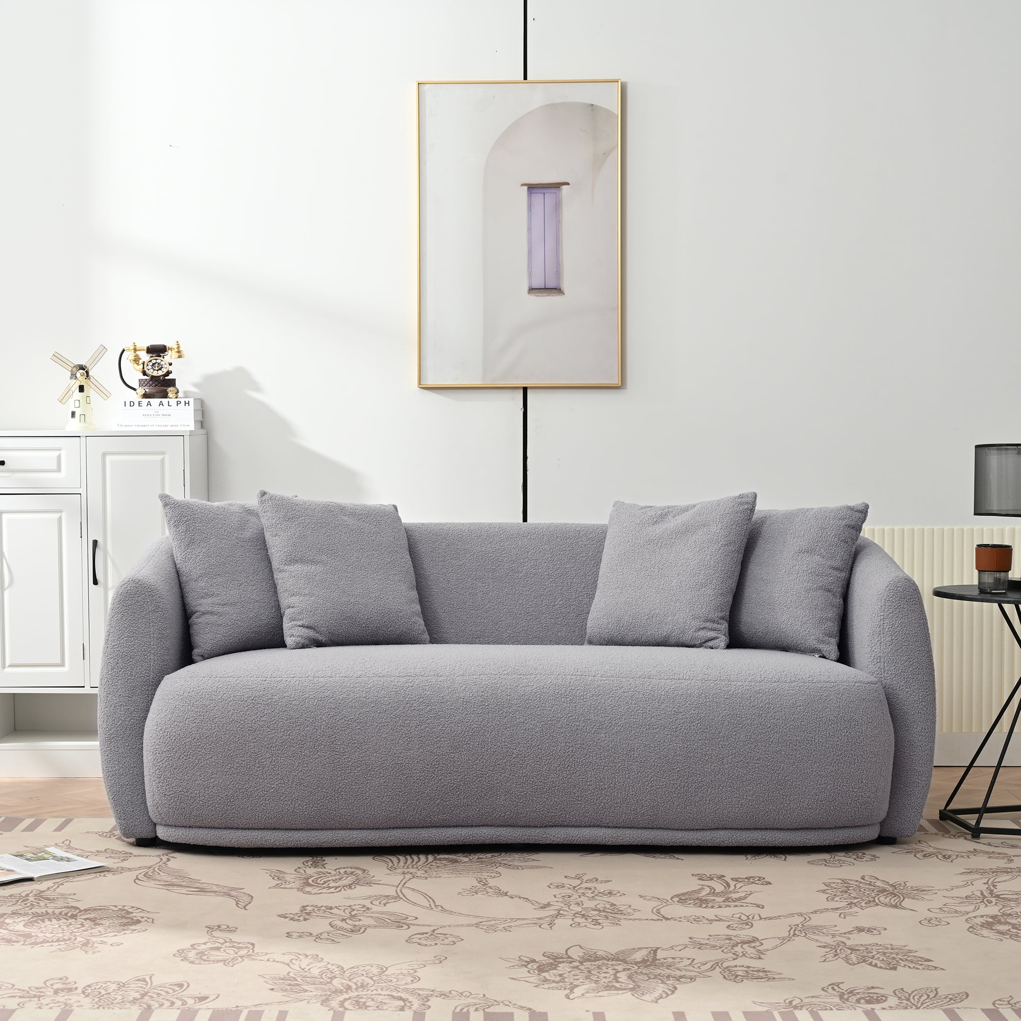 Modern Sofa Set - Grey