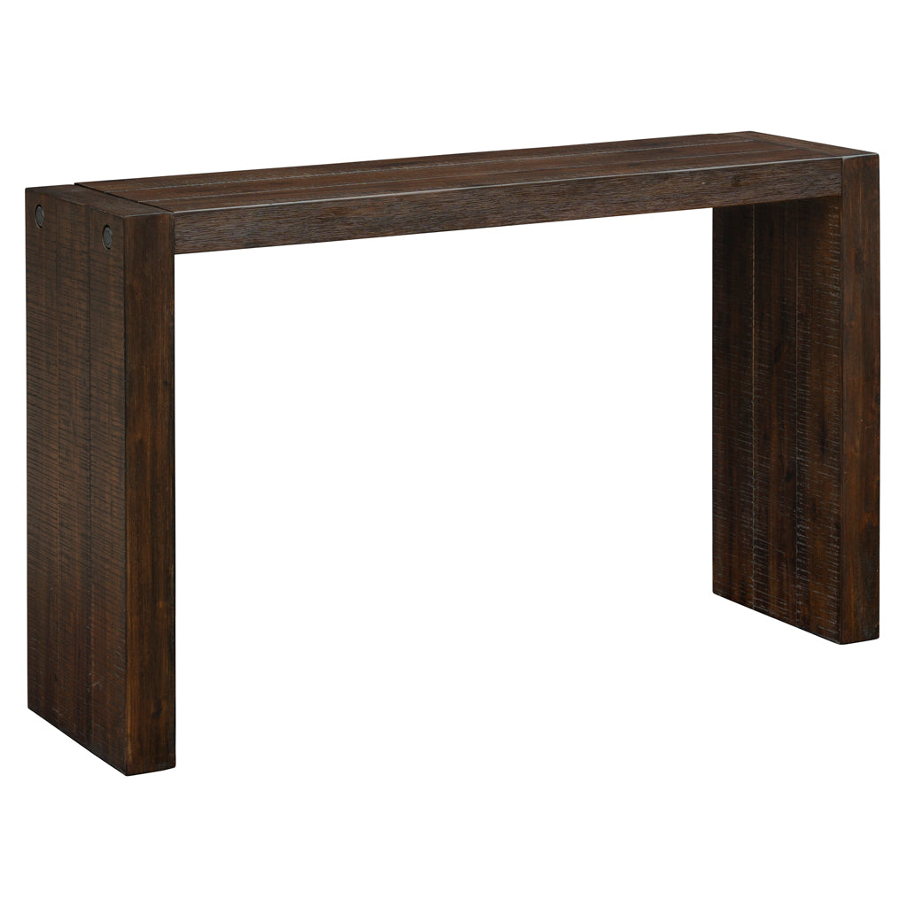 54" Minimalist Console Wood Table - Brown