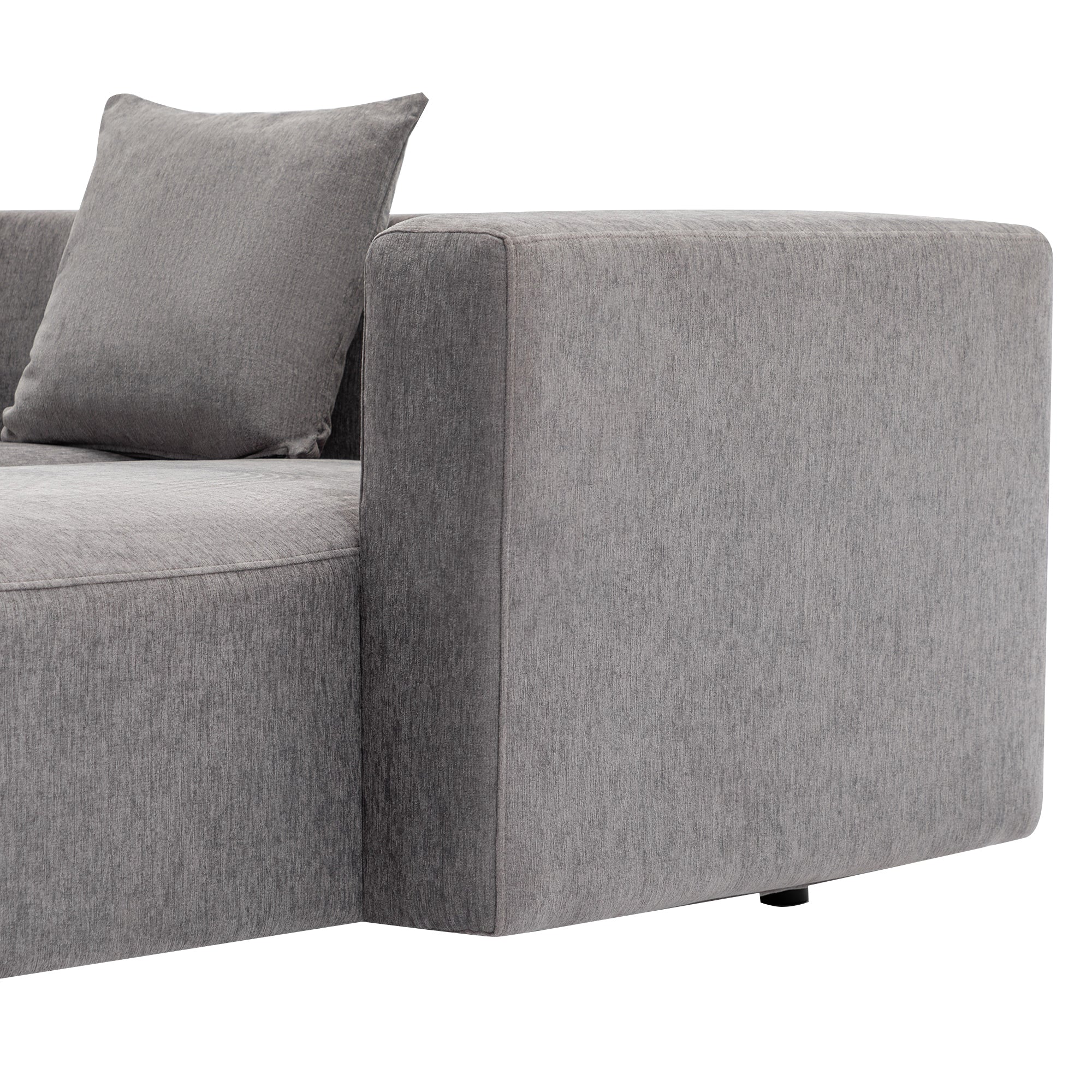 Luxury Modern Style Living Room Upholstery Sofa - Grey