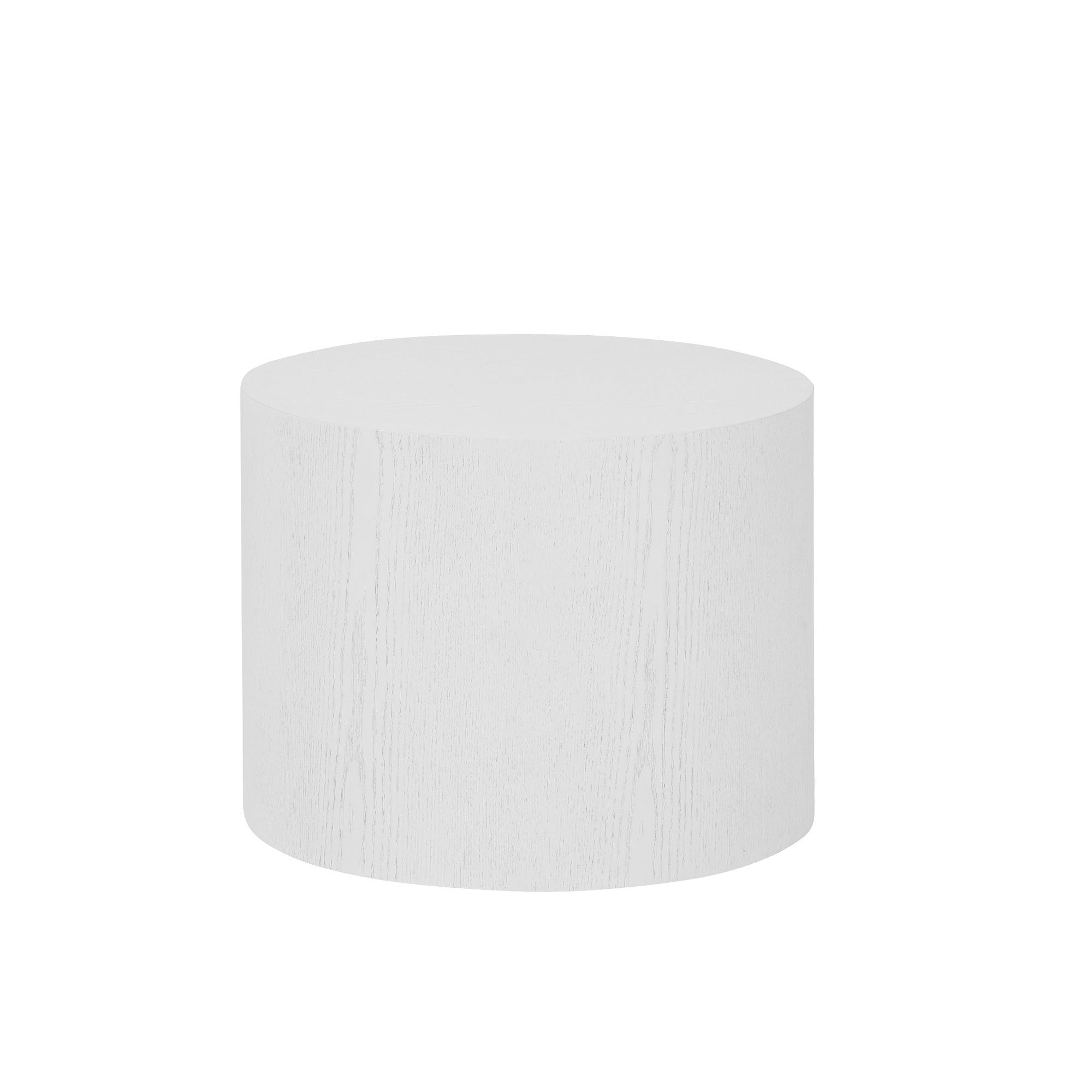 Set of 2 Modern Coffee End Side Accent Table - White