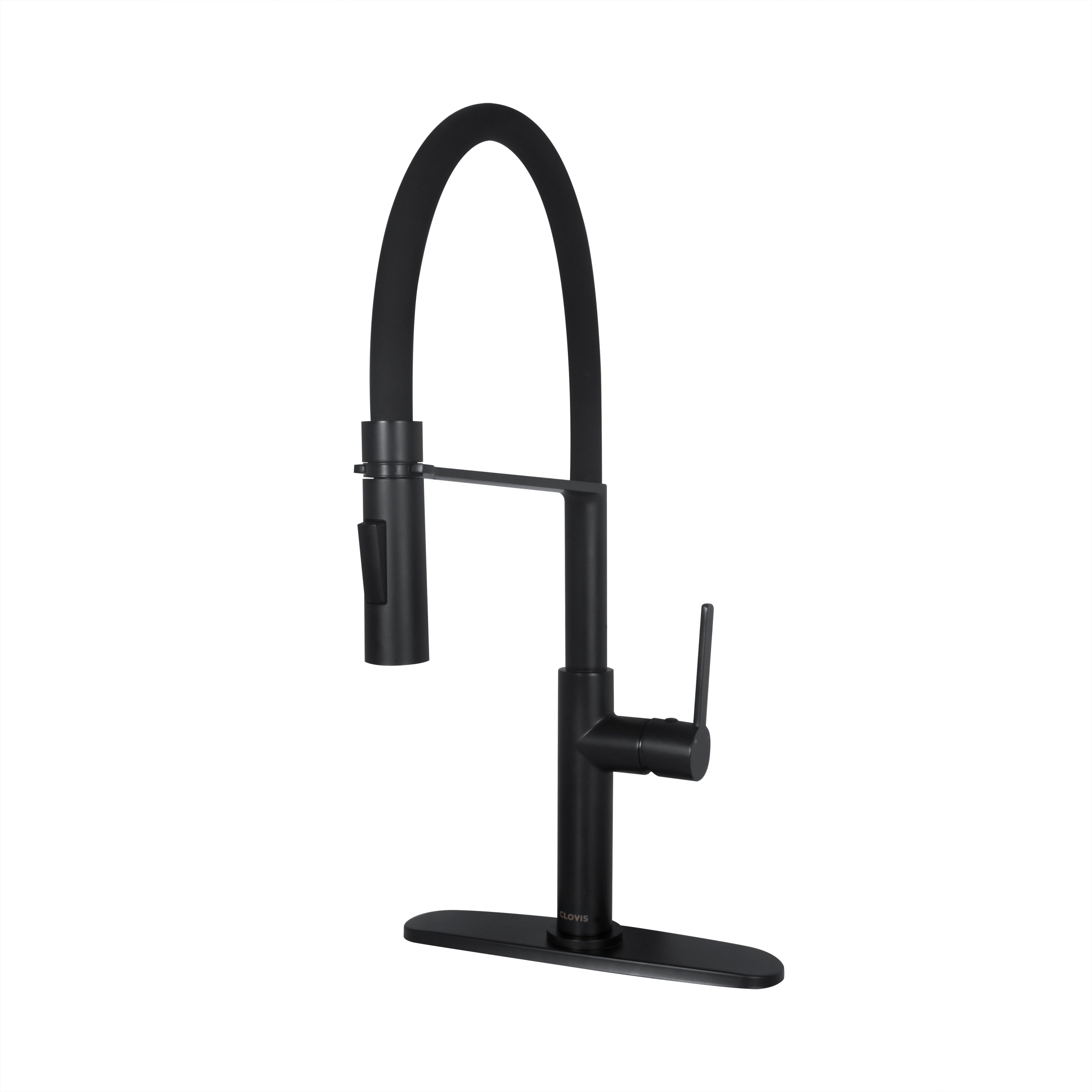 Pull Down Single Handle Kitchen Faucet - Black