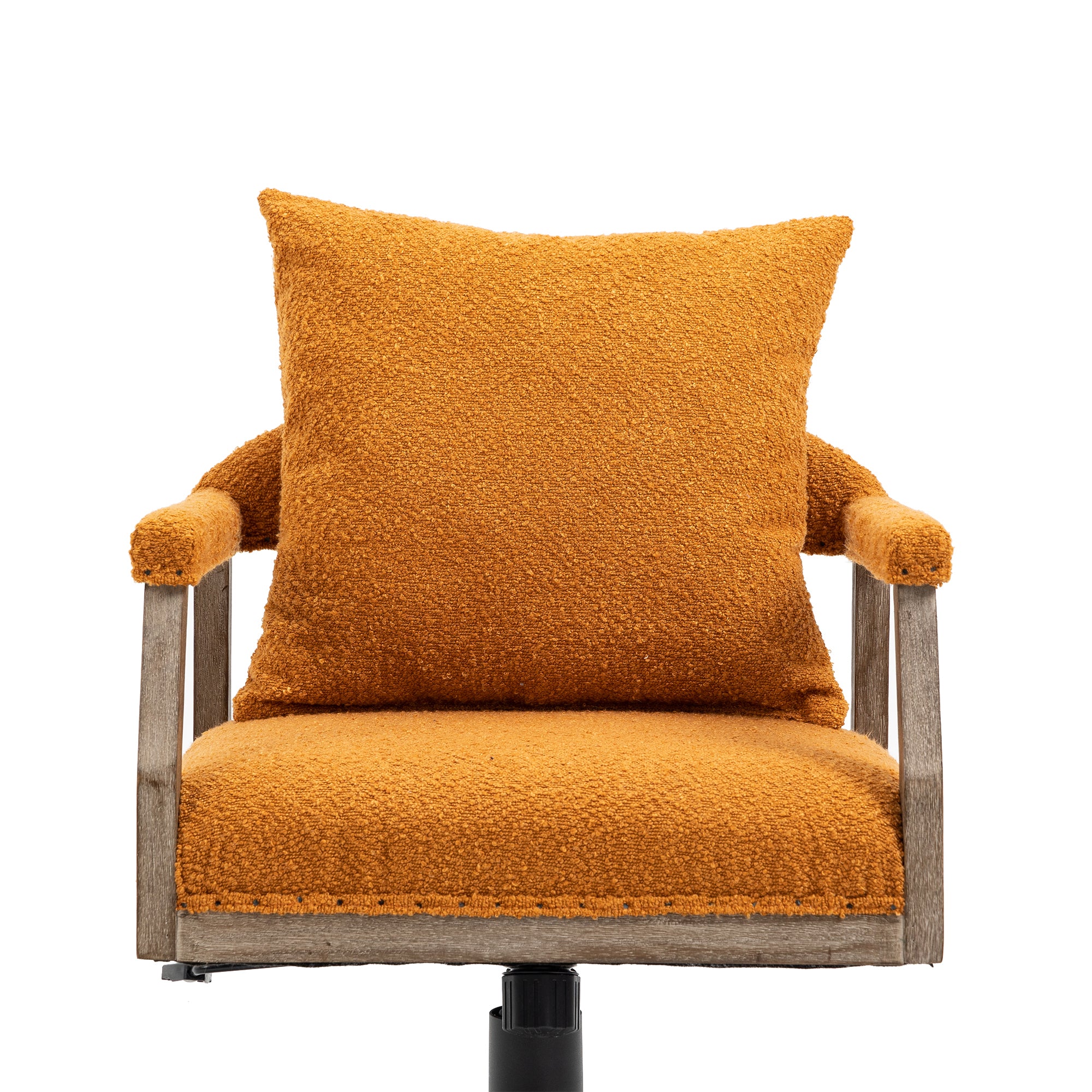 Chair Office Chair Adjustable Swivel Chair Fabric Seat Home Study Chair - Orange