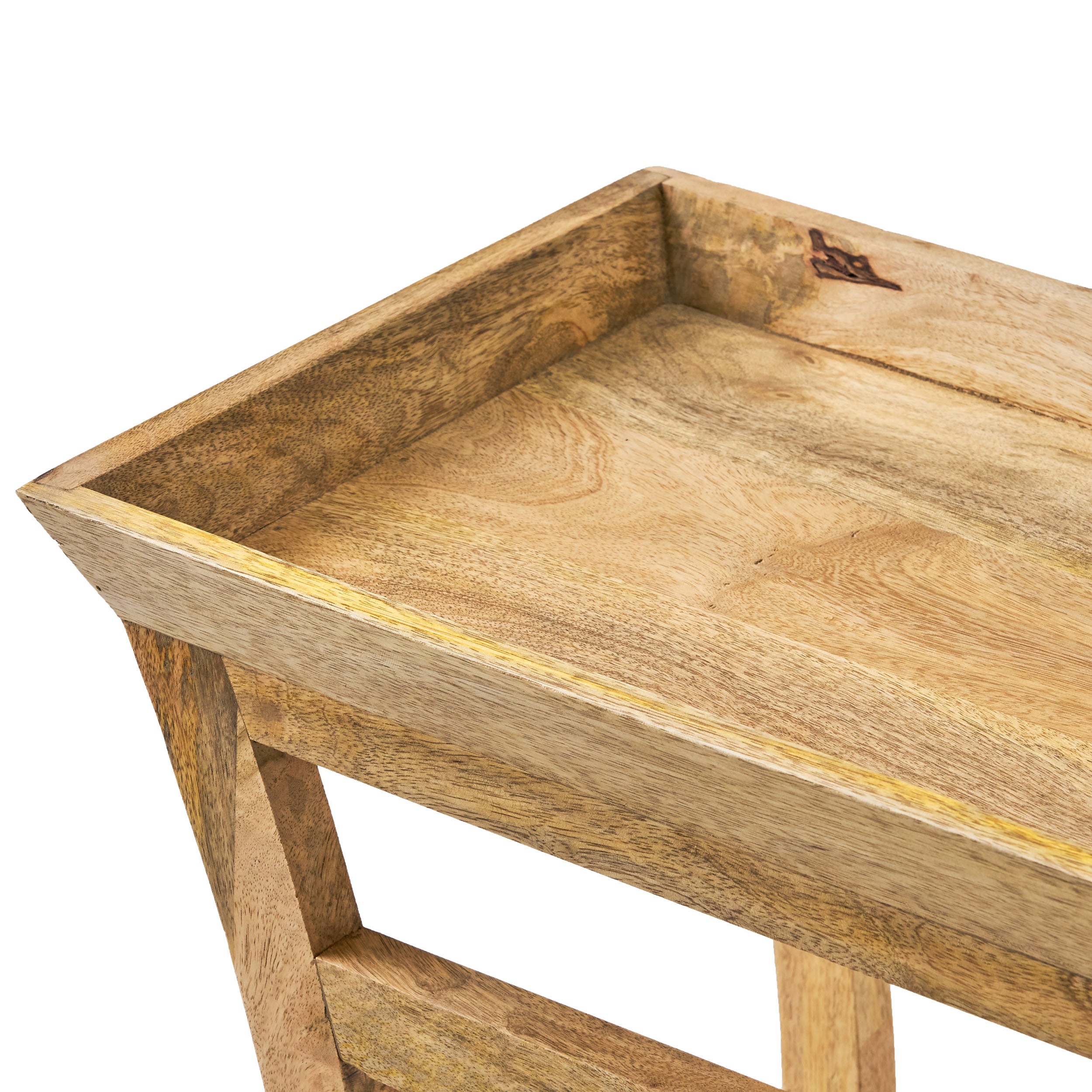 Rustic Natural Mango Wood Console