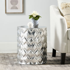 Modern Glam Side Table - Silver