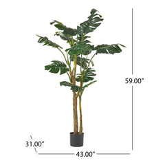 ARTIFICIAL MONSTERA TREE