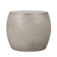 Minimalist Concrete Side Table, Indoor or Outdoor - Light Grey