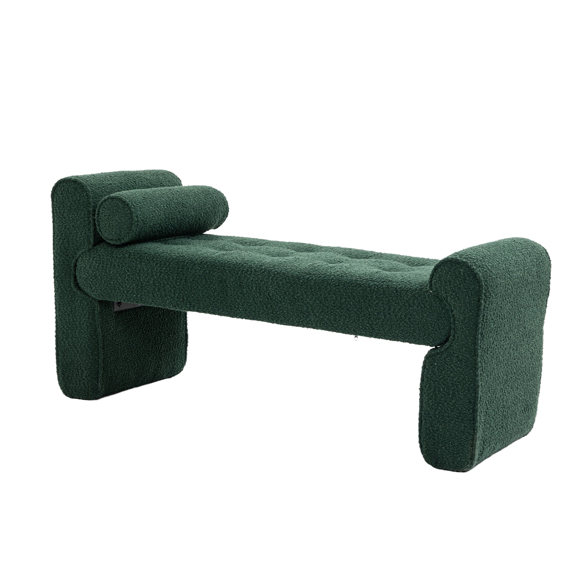 Modern Ottoman Bench - Emerald