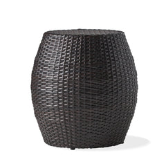 Outdoor Wicker 14.00" Patio Side Table