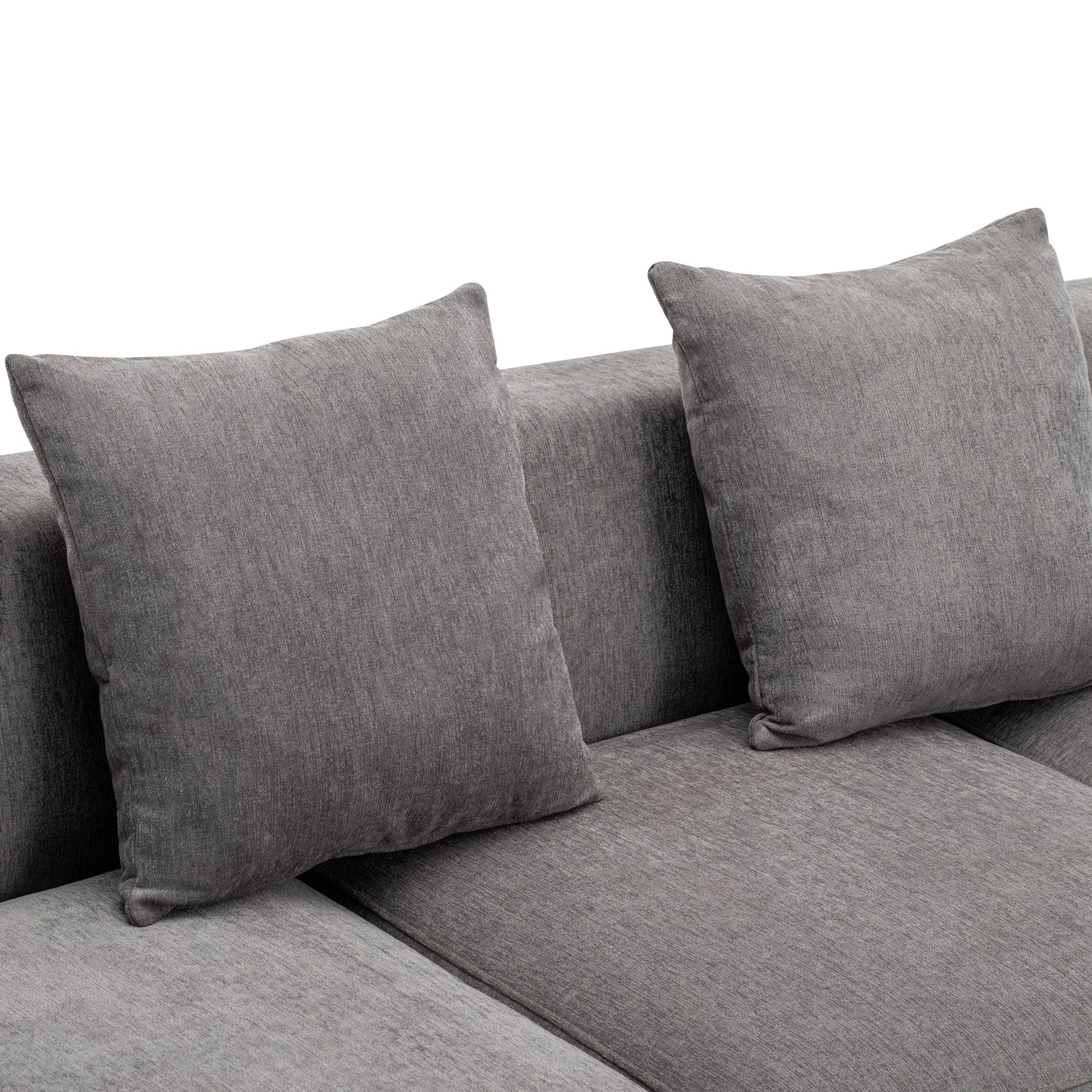 Luxury Modern Style Living Room Upholstery Sofa - Grey