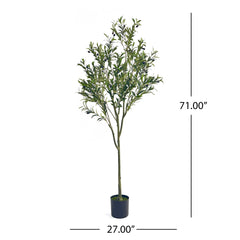 71" ARTIFICIAL OLIVE TREE