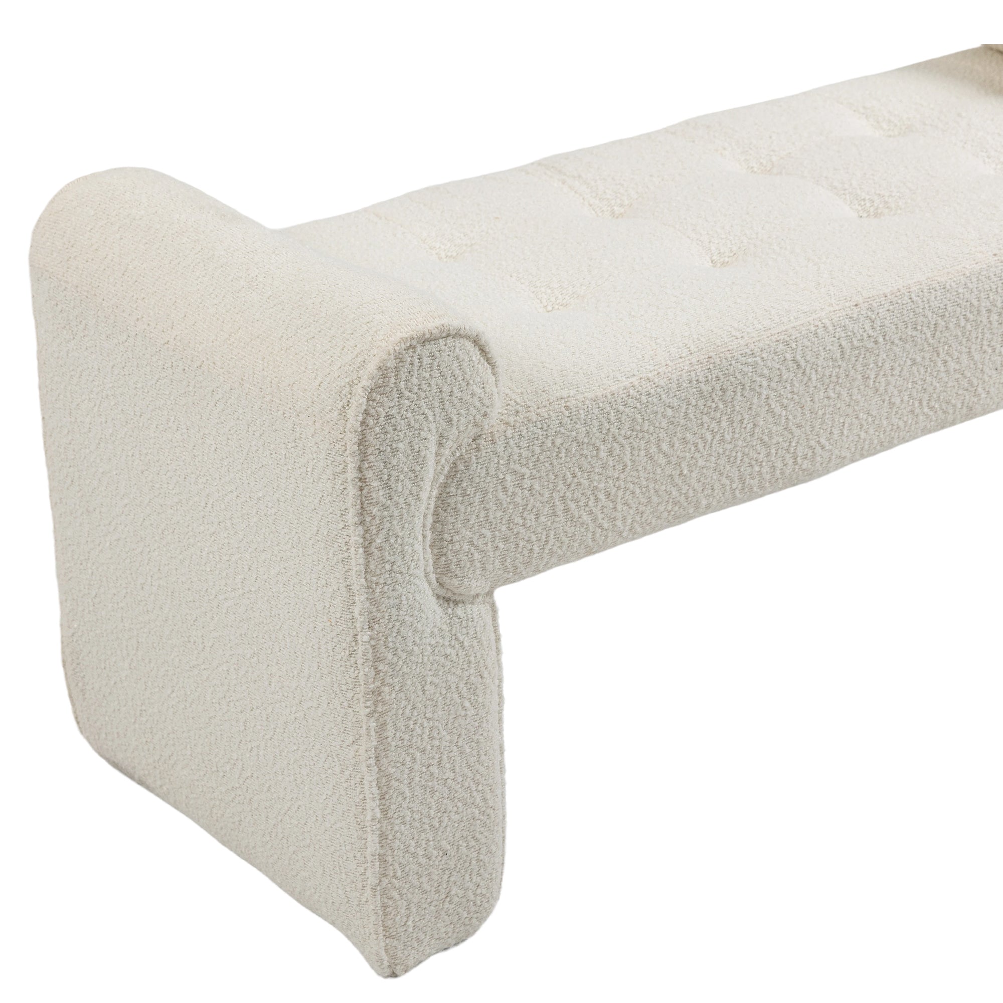 Modern Ottoman Bench - Beige