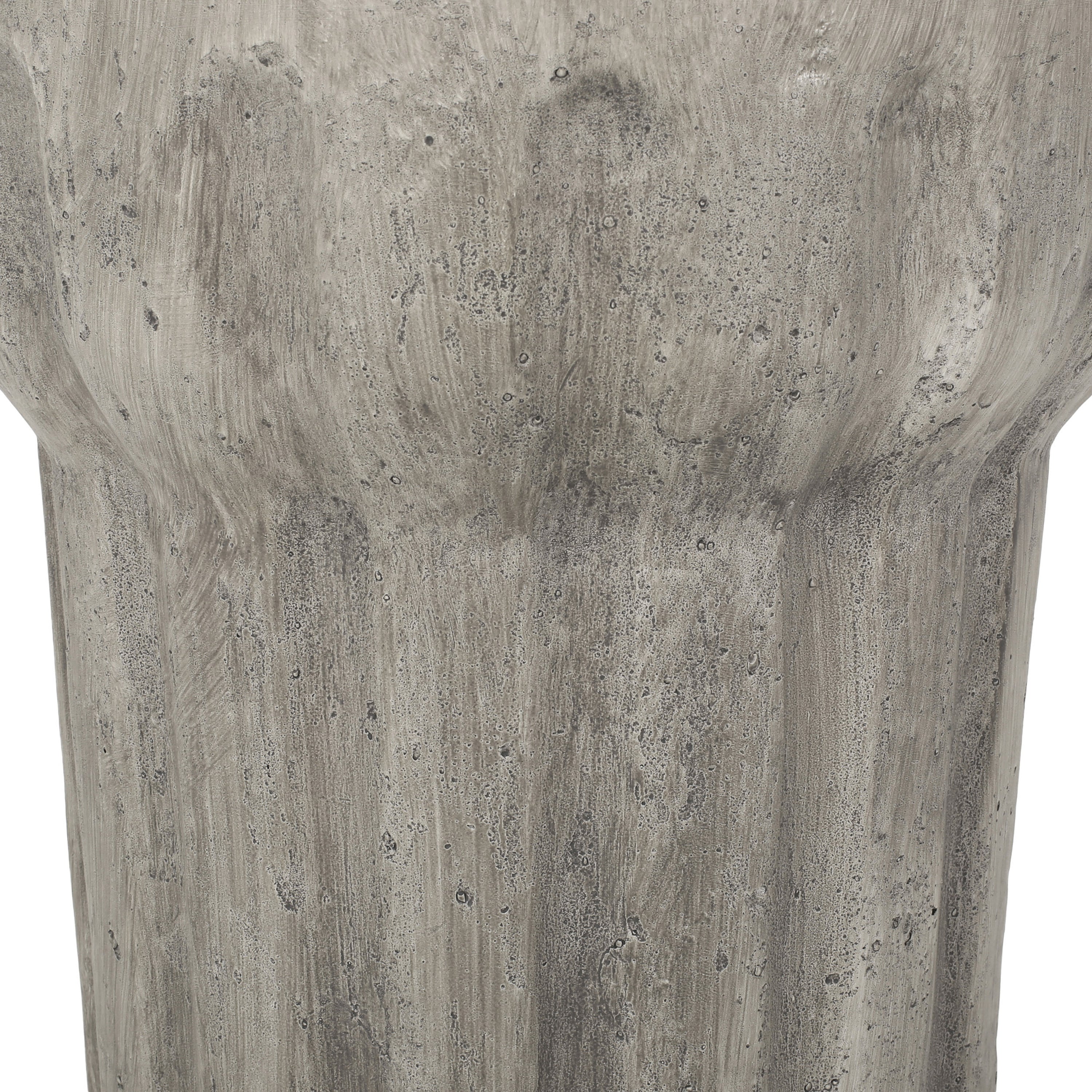 Contemporary Concrete Side Table - Grey