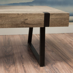 Modern Rustic Coffee Table - Grey