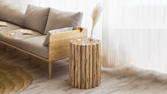 Boho End Table Natural - Natural