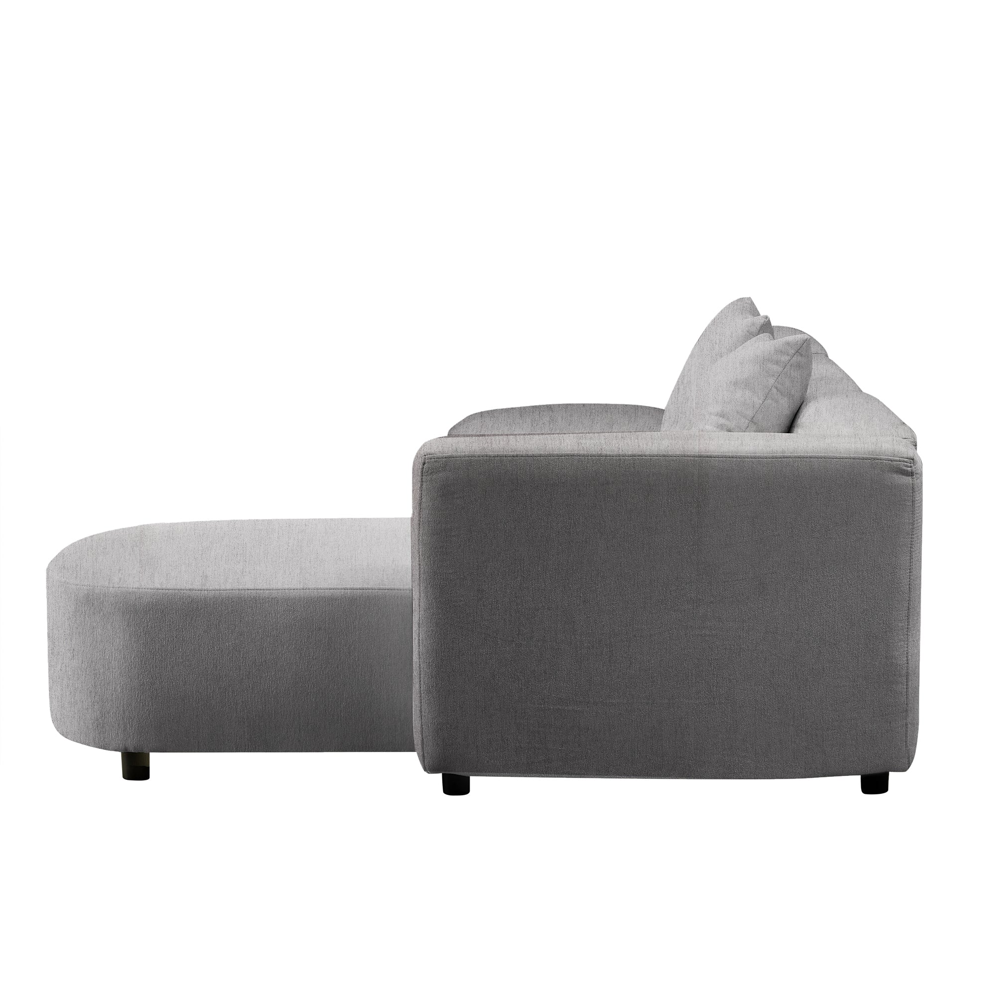 Luxury Modern Style Living Room Upholstery Sofa - Grey