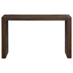 54" Minimalist Console Wood Table - Brown