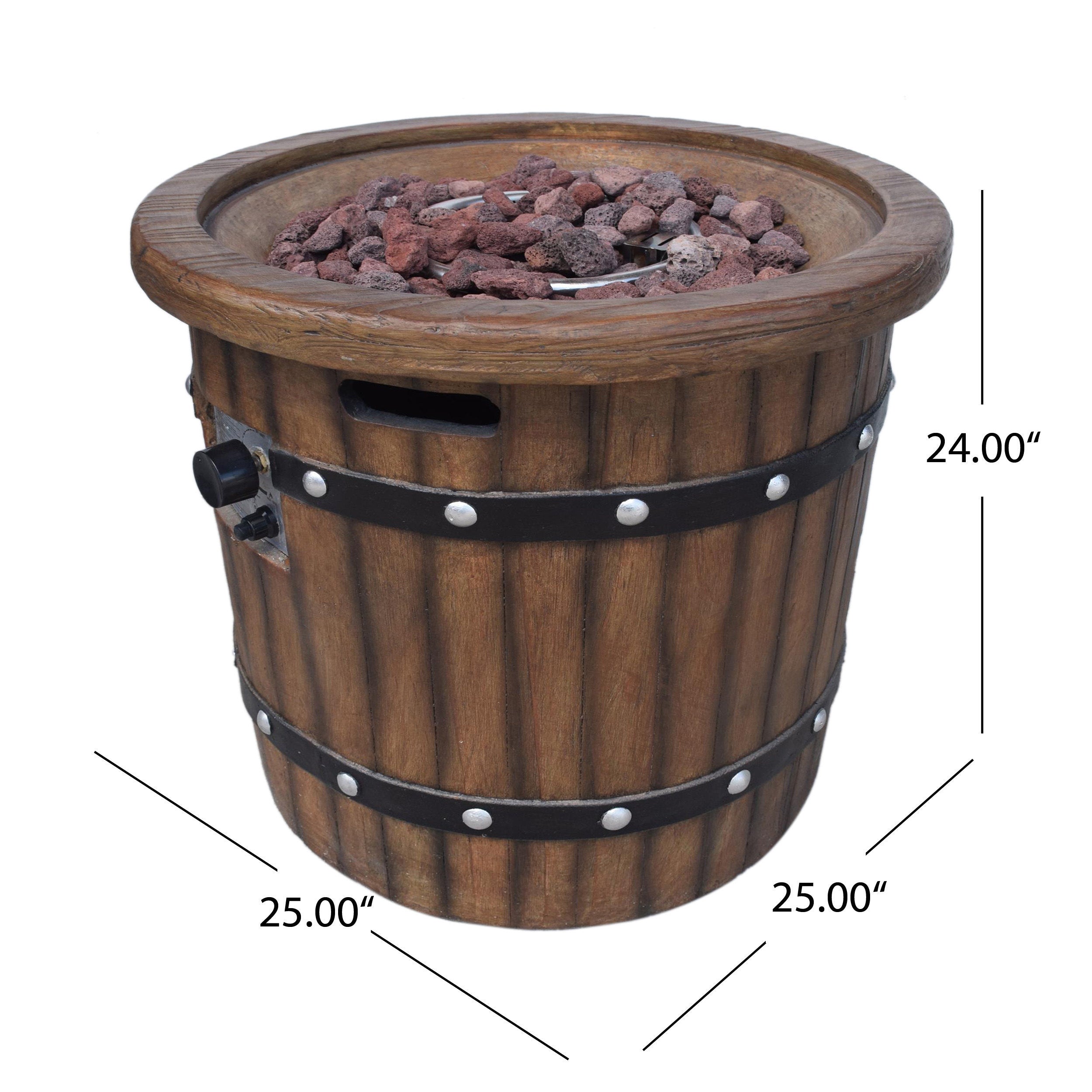 Round 25" MGO Fire Pit - 40 000 BTU