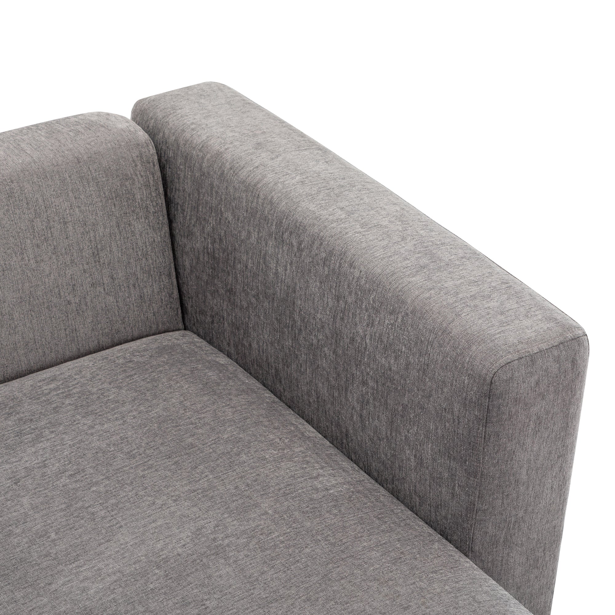 Luxury Modern Style Living Room Upholstery Sofa - Grey