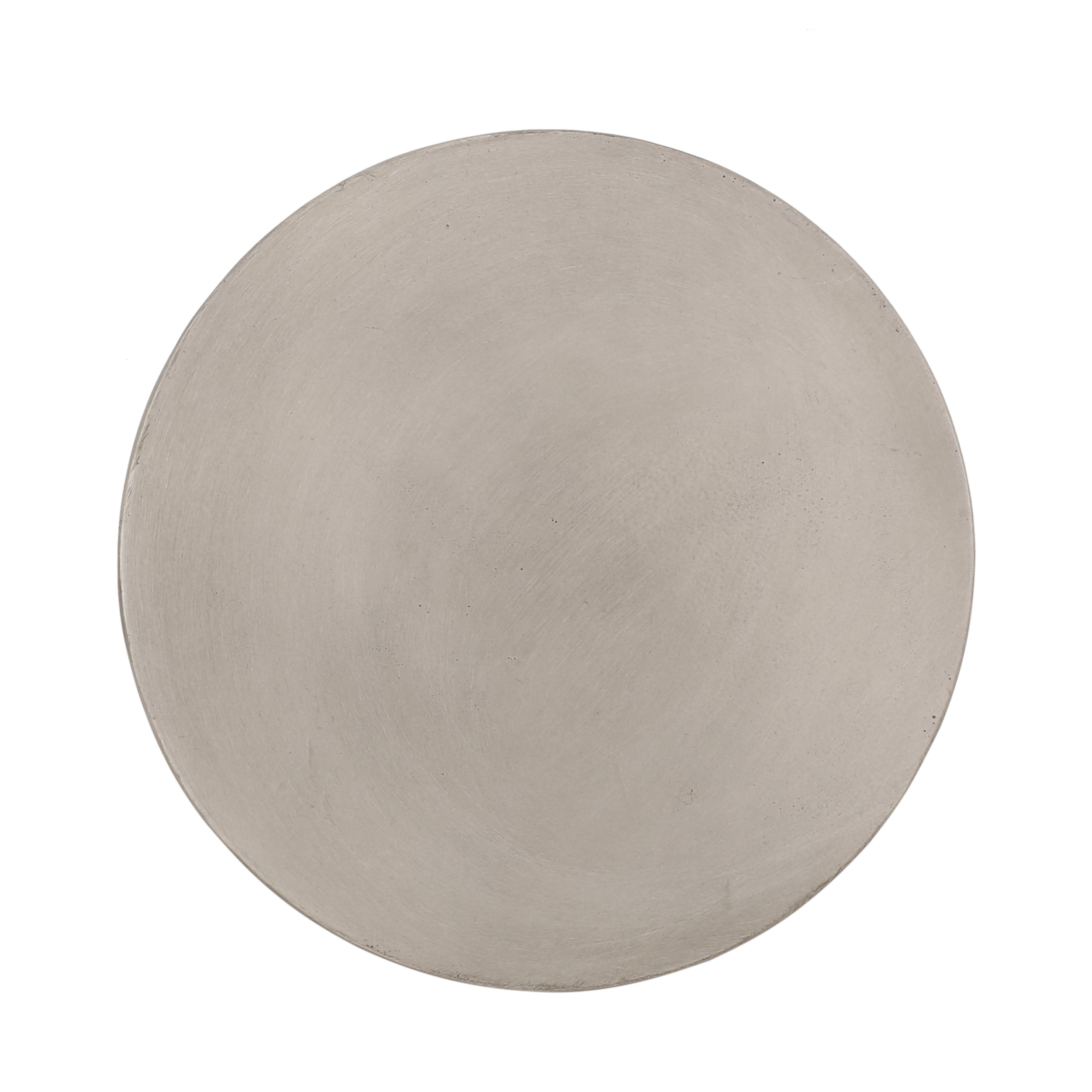 Light Concrete Minimalist Side Table - Light Grey