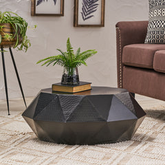 Polygonal Coffee Table - Black