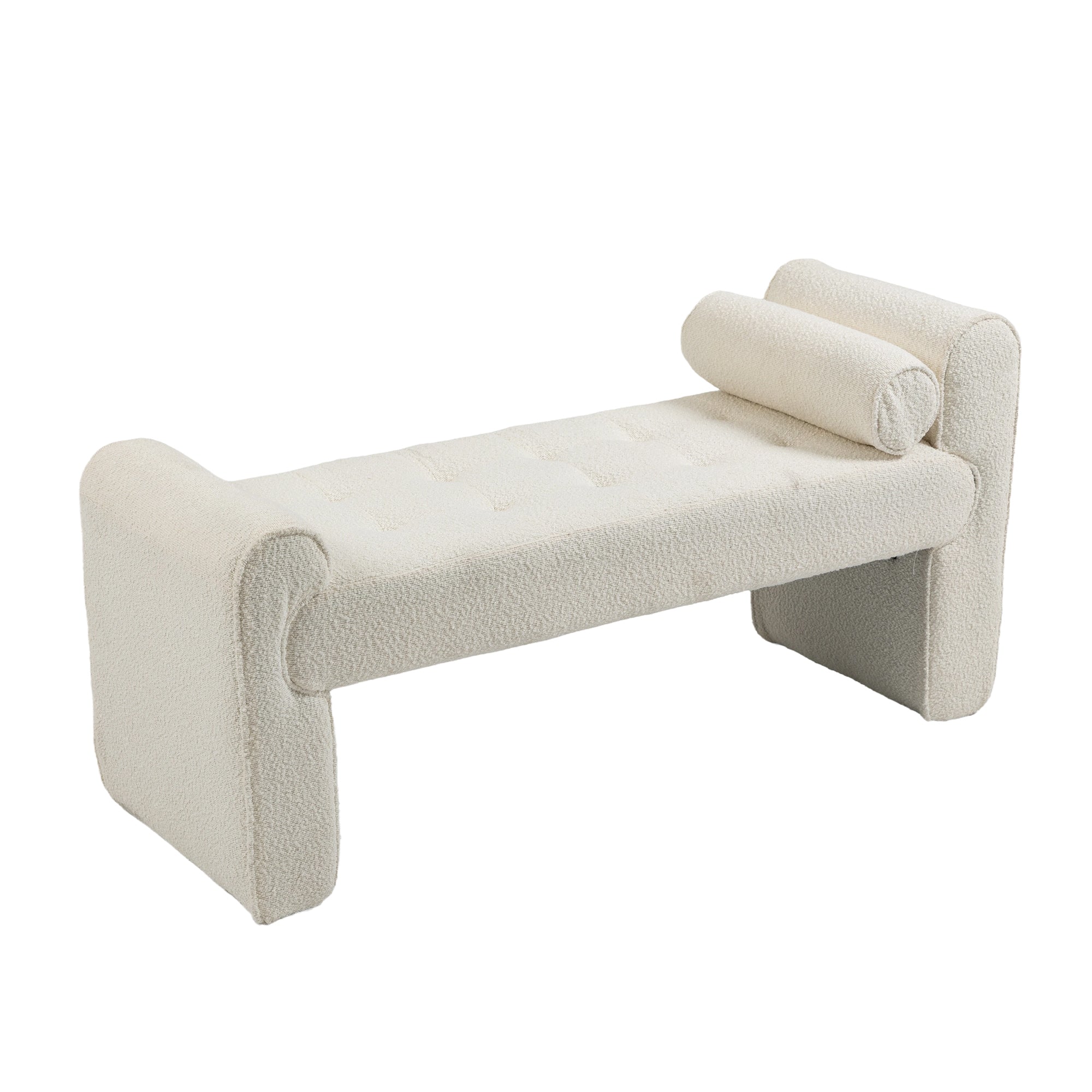 Modern Ottoman Bench - Beige