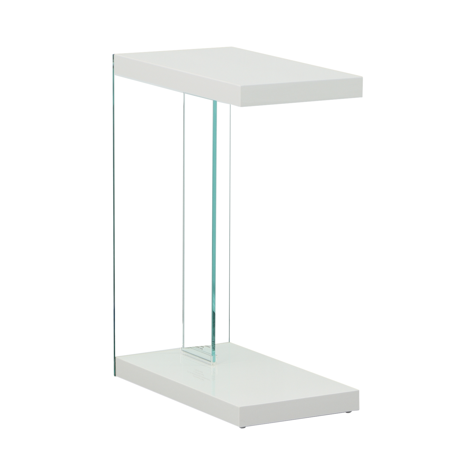 Modern Side End Table - White