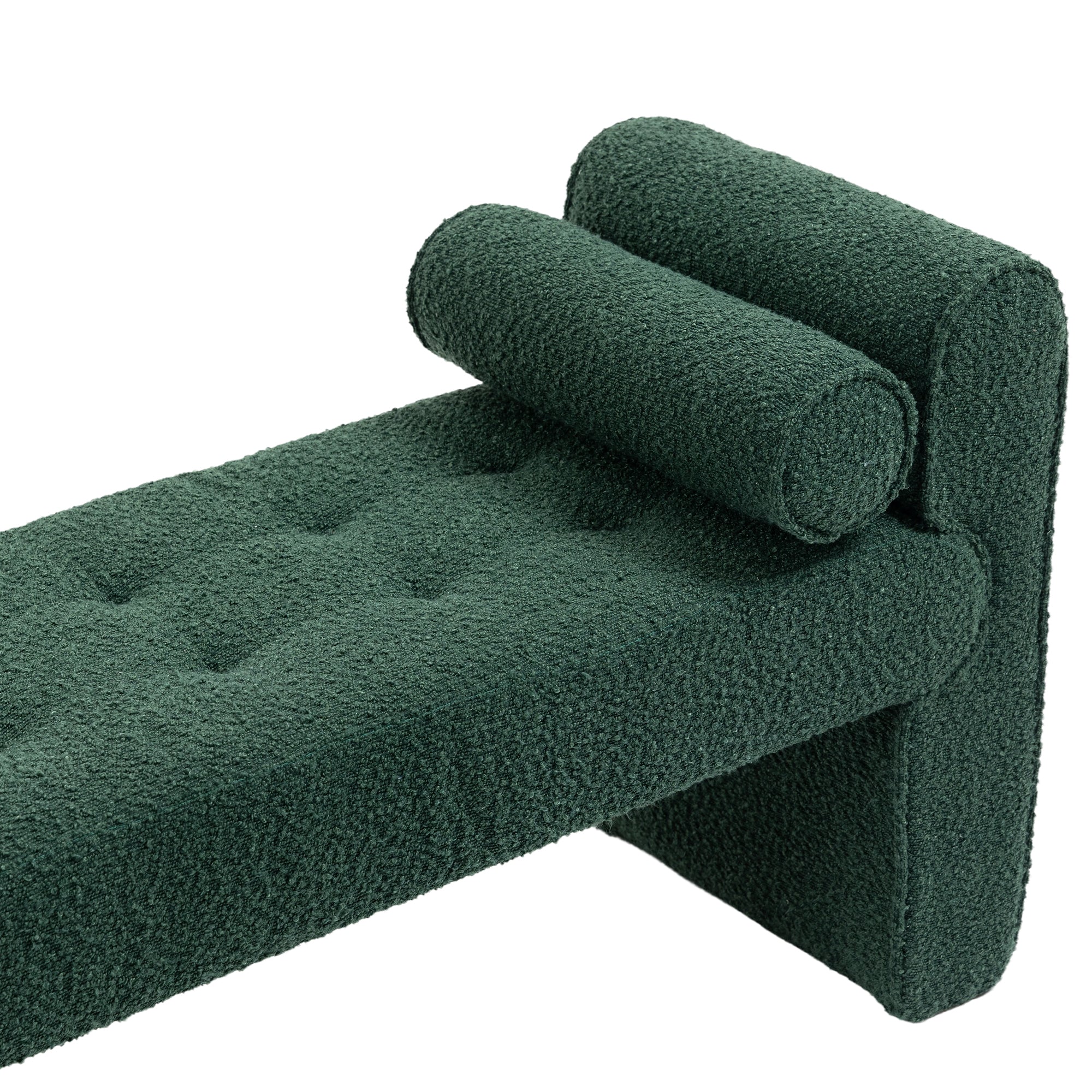 Modern Ottoman Bench - Emerald