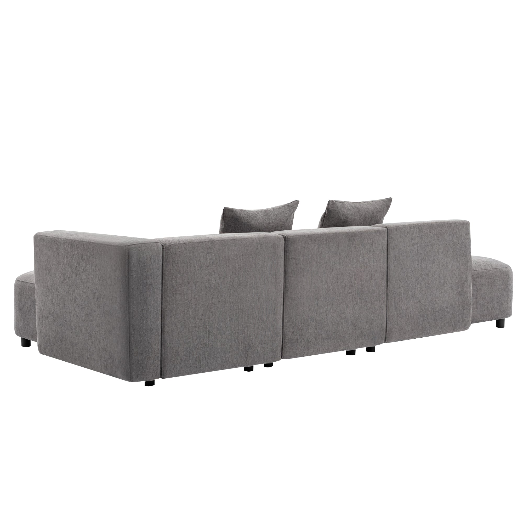 Luxury Modern Style Living Room Upholstery Sofa - Grey