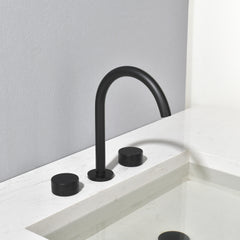 Widespread Bathroom Faucet - Matte Black