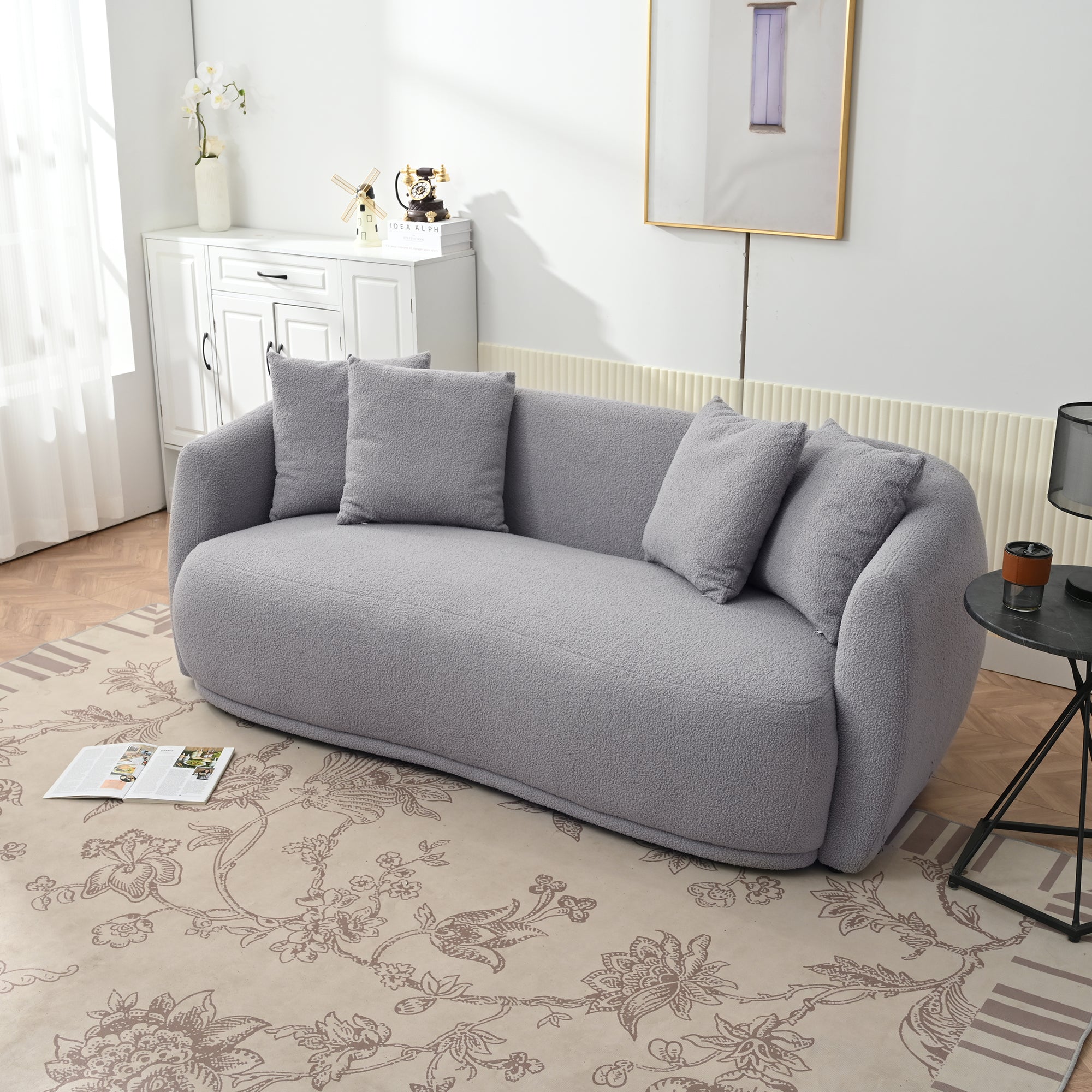 Modern Sofa Set - Grey