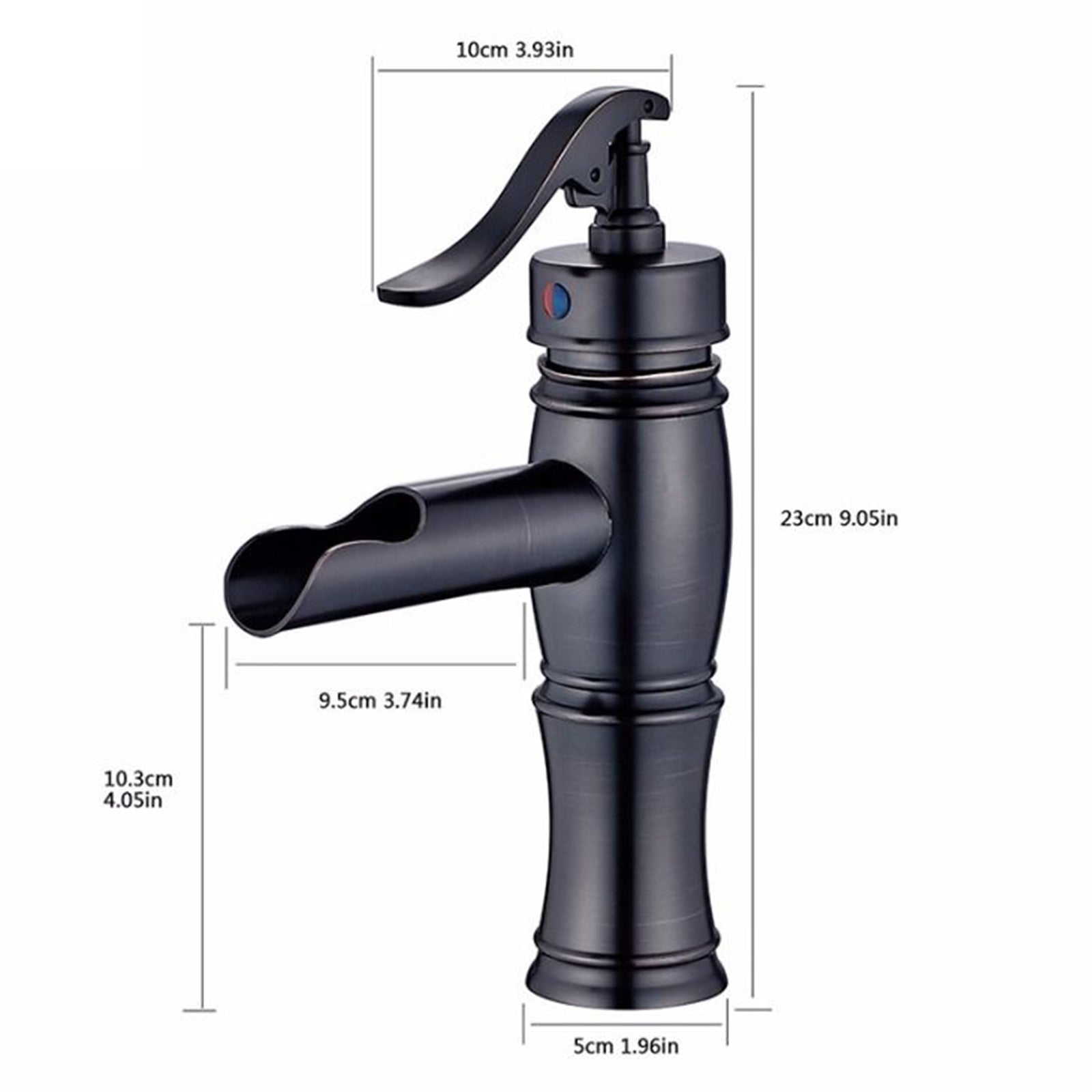 Modern Contemporary Bathroom Ceramic Hot Cold Water Mixer Tap Faucet Mixer Basin Faucet, metered Faucets