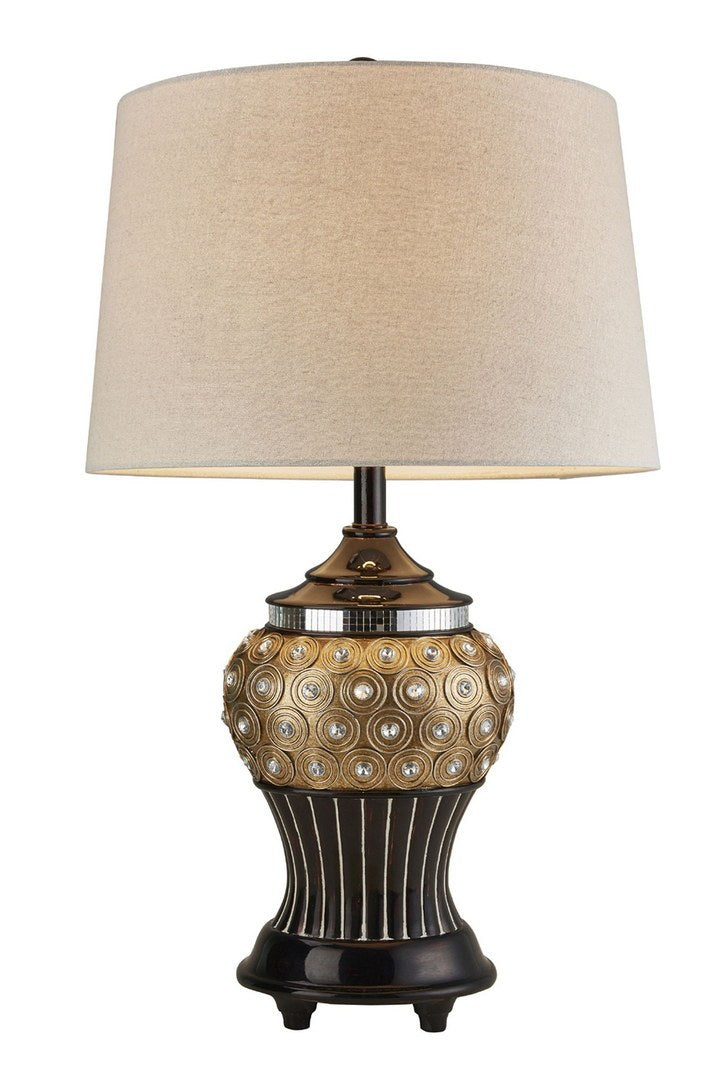 28.75 Inch Gold Resin Table Lamp