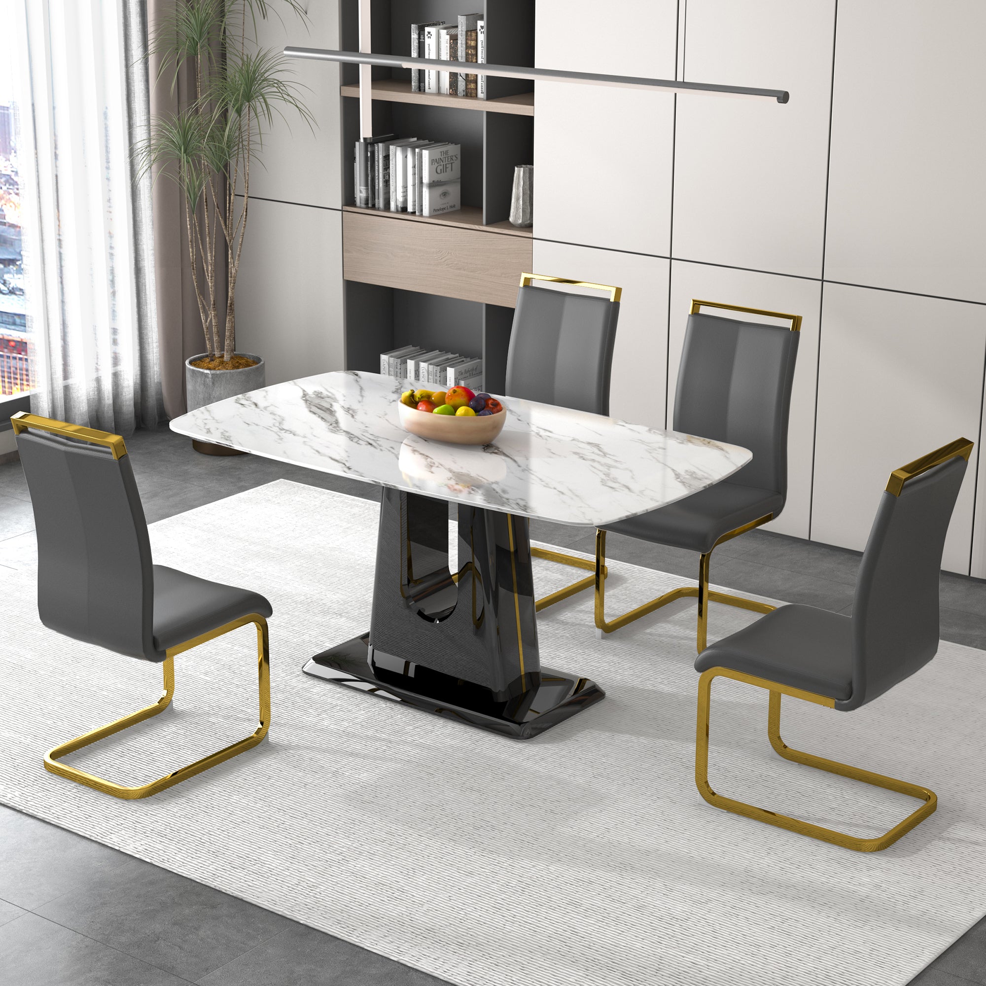 Modern and Luxurious Dining Table - White