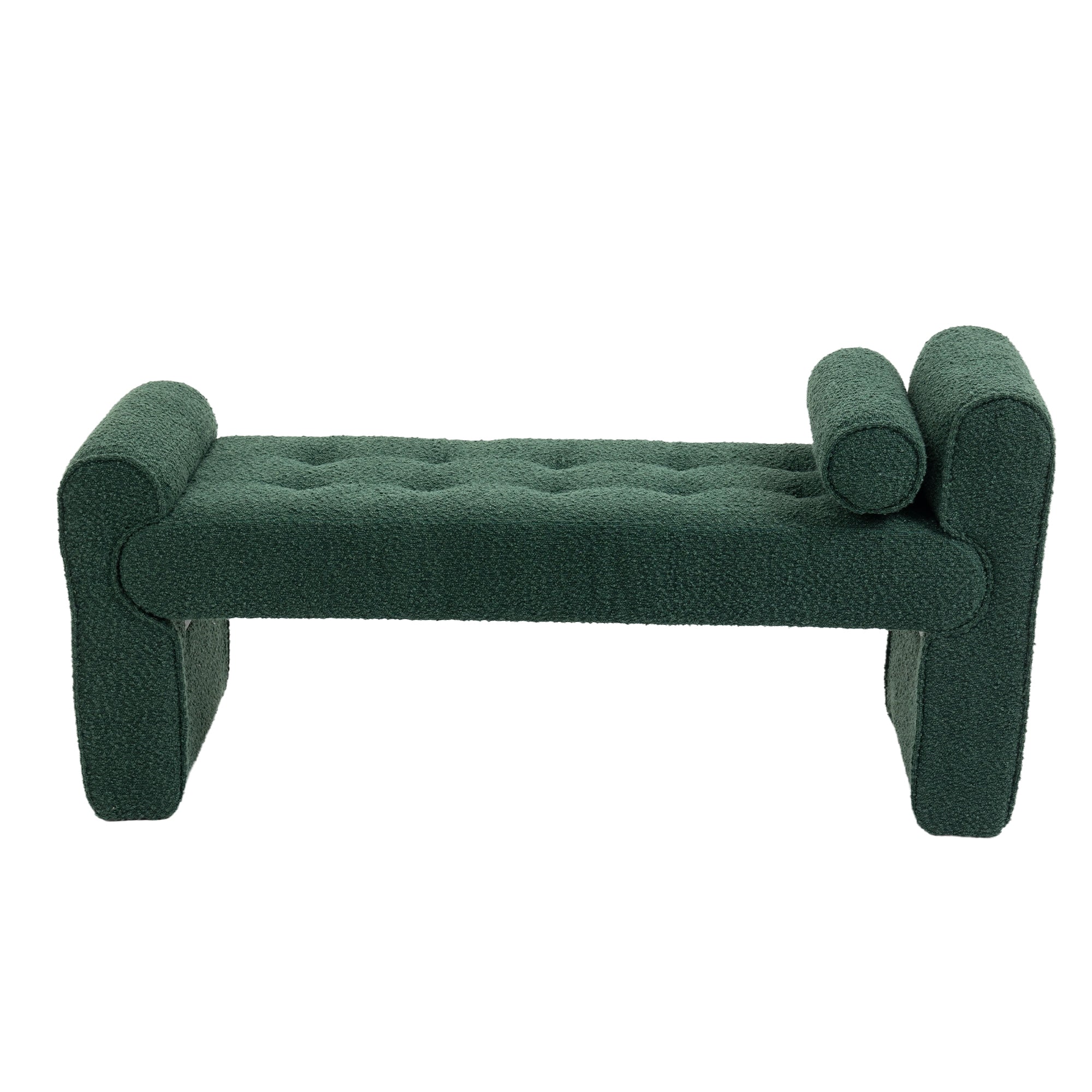 Modern Ottoman Bench - Emerald