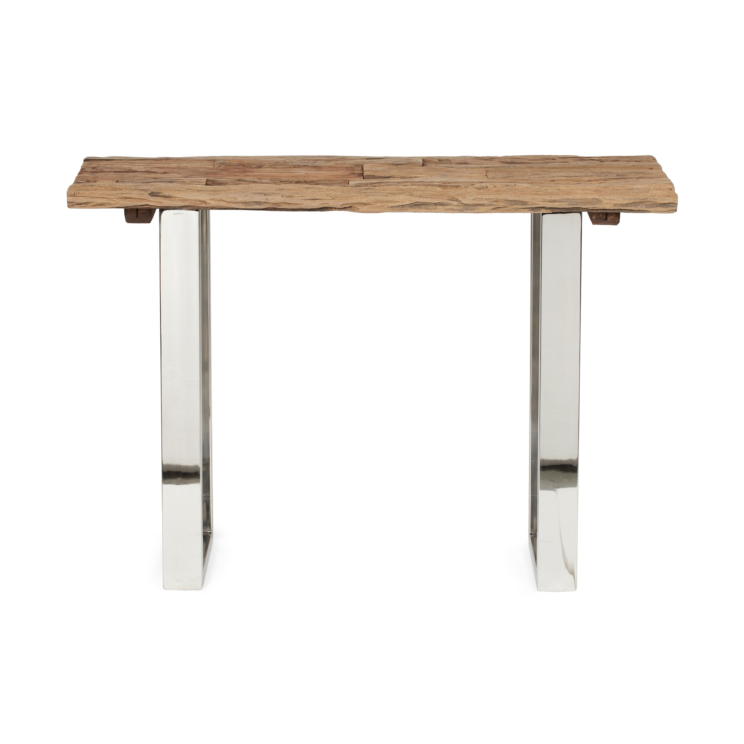 Handcrafted Design Console Table - Wood+Metal