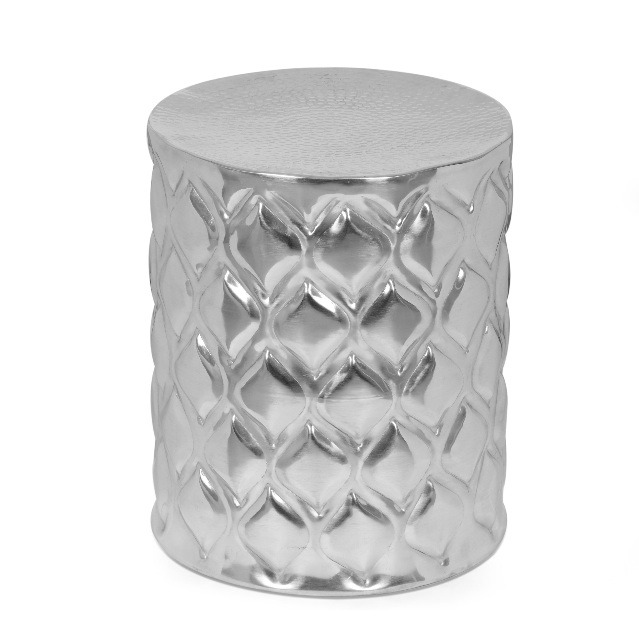 Modern Glam Side Table - Silver