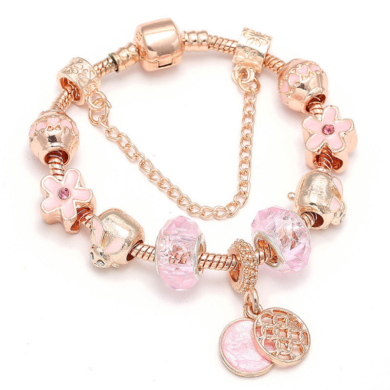 Fashion Love Rose Gold Bracelet Women's Jewelry