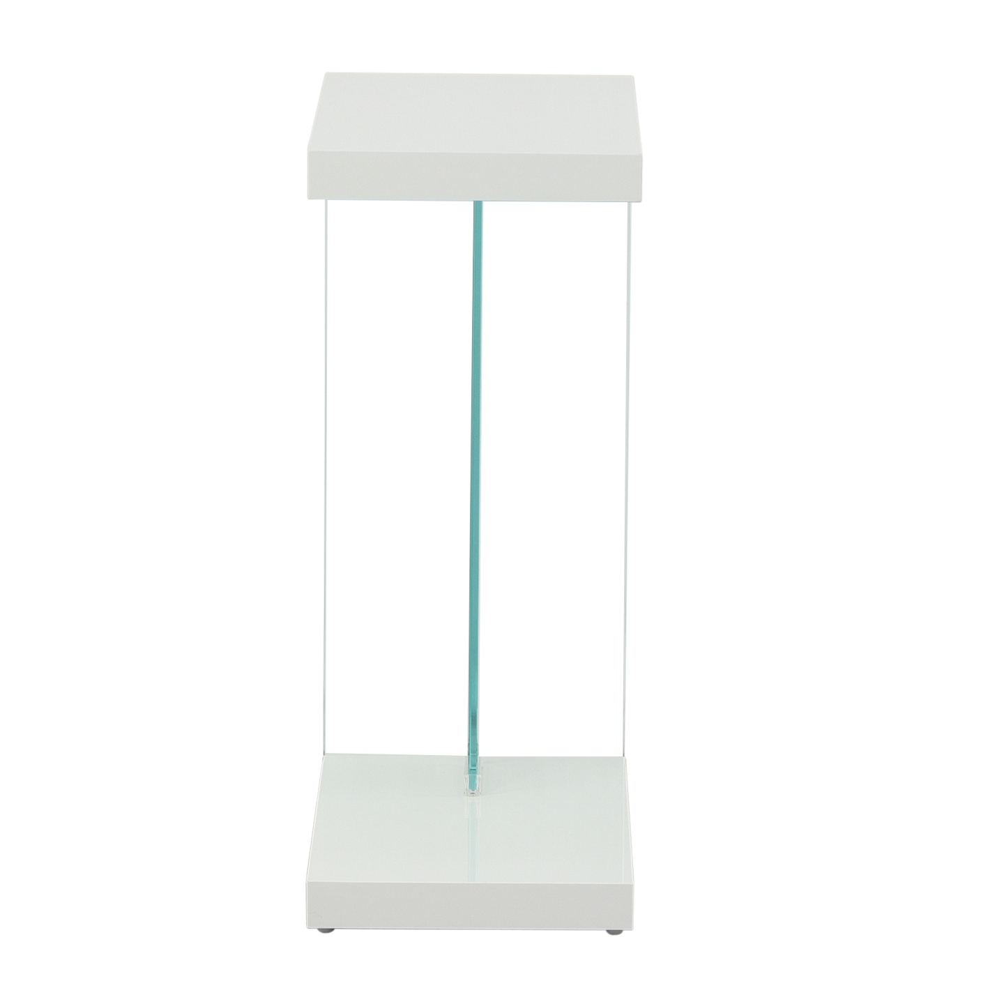 Modern Side End Table - White