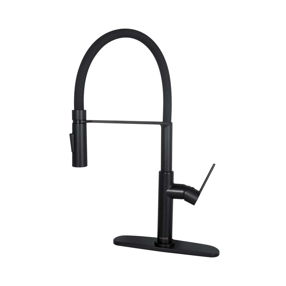 Pull Down Single Handle Kitchen Faucet - Black